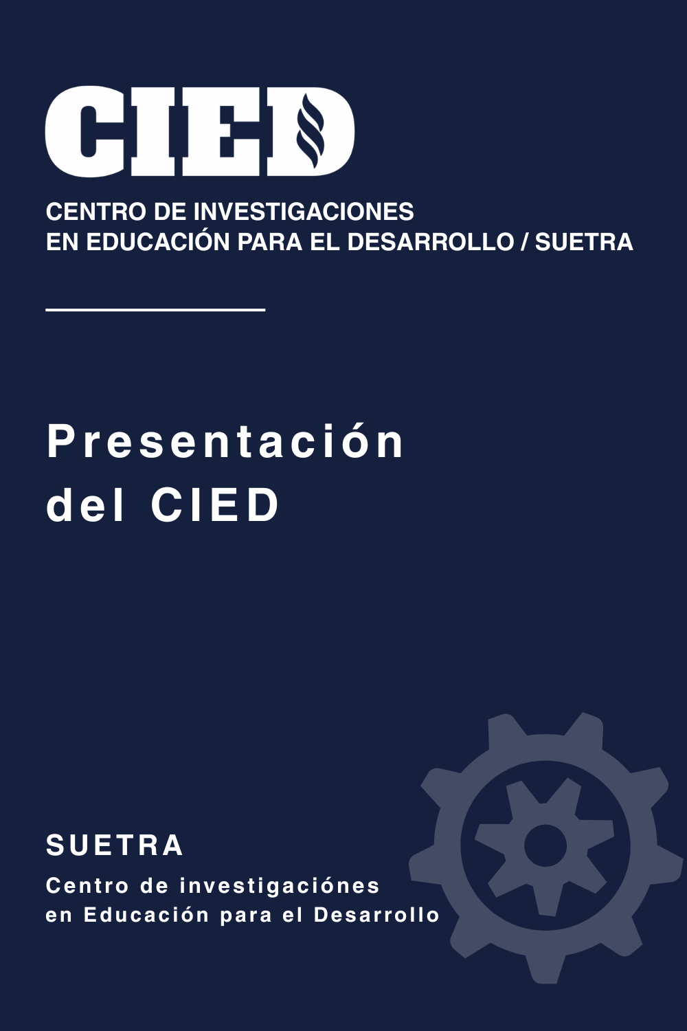 Presentación del CIED